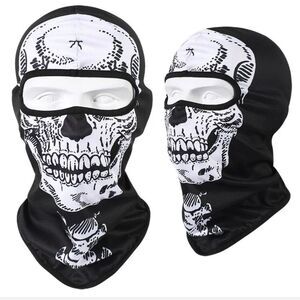 Tactical Skull Ghost Printed Full Face Mask Balaclava Halloween Ski Motorcycle